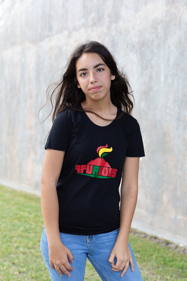 Ffurious Ladies Logo Tee - Black
