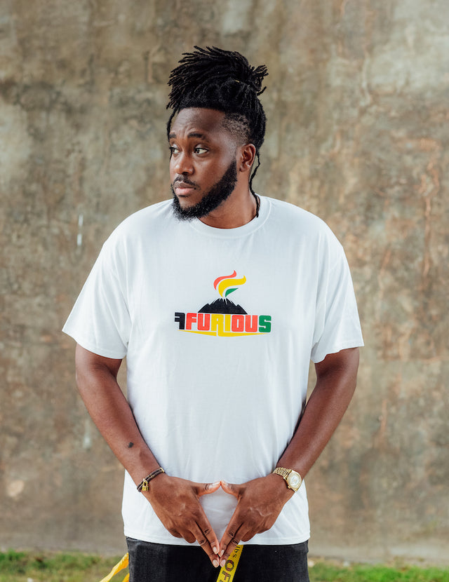 Ffurious Logo Mens Tee - White