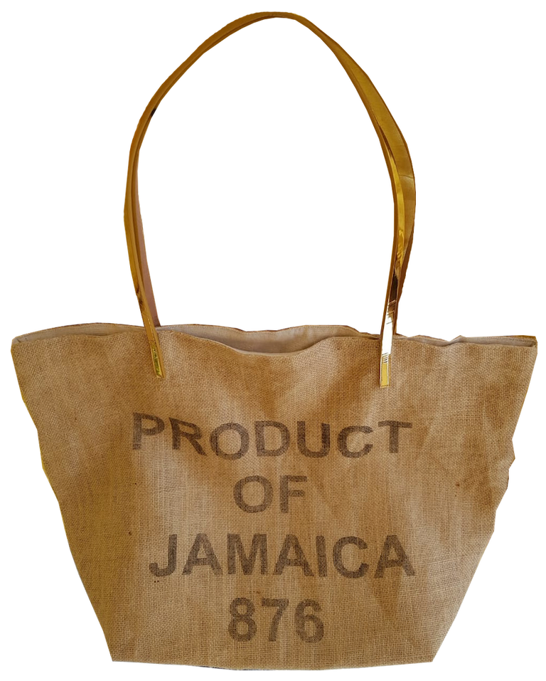 "Product of Jamaica 876" Beach Tote
